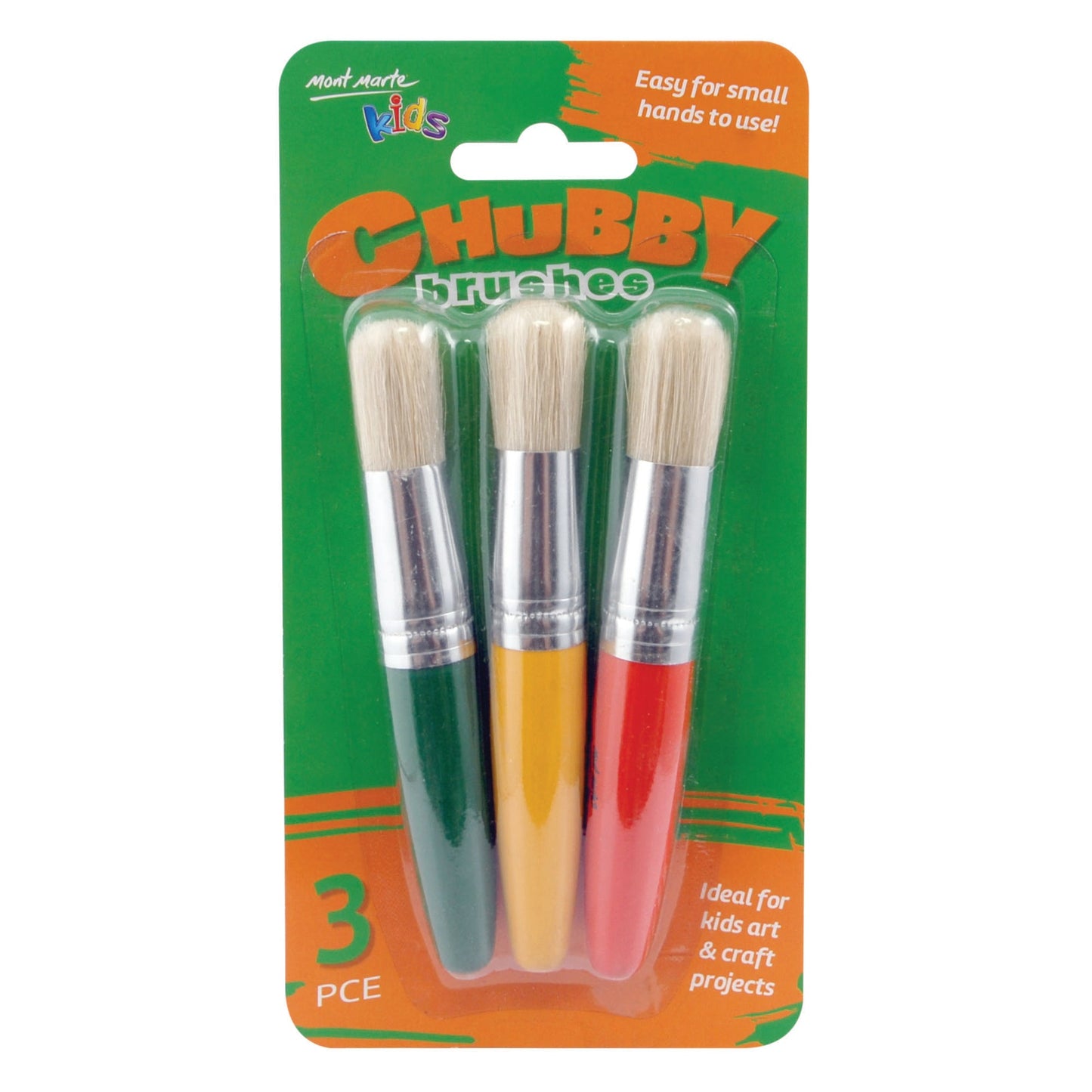 Mont Marte Kids - Chubby Brushes Pk3