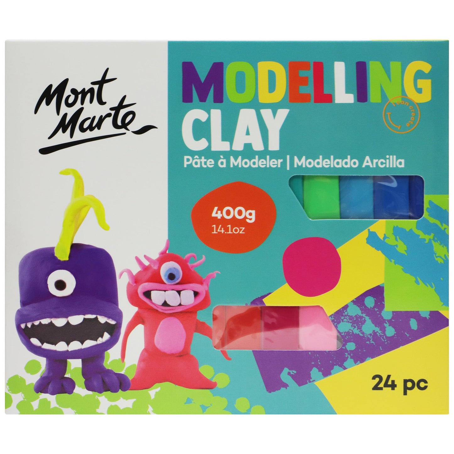 Mont Marte Kids - Modelling Clay Set 24pc