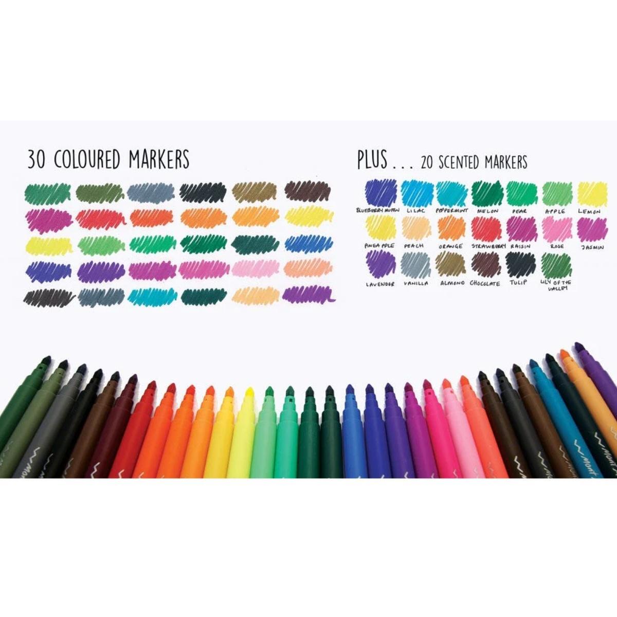 Mont Marte Mammoth Markers Set 50pc