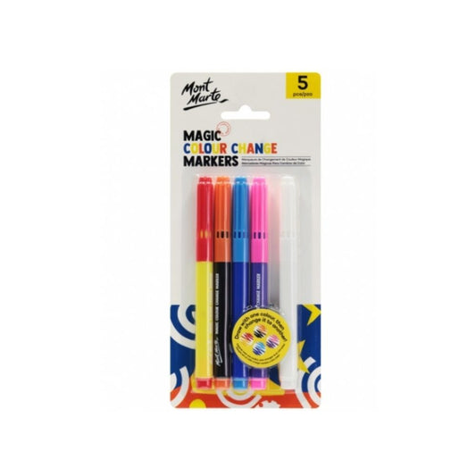 Mont Marte Kids - Magic Colour Change Markers Pk5