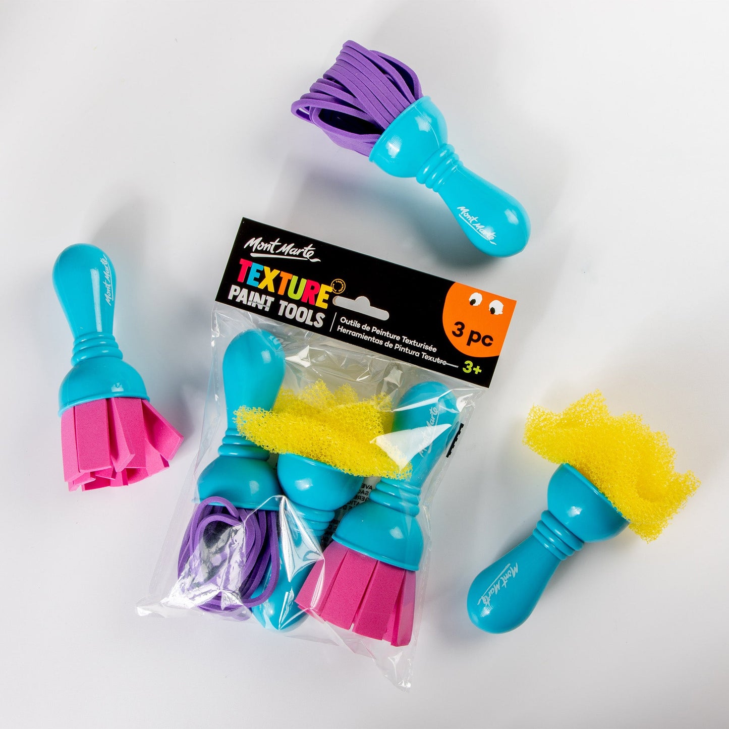 Mont Marte Texture Paint Tools 3pc