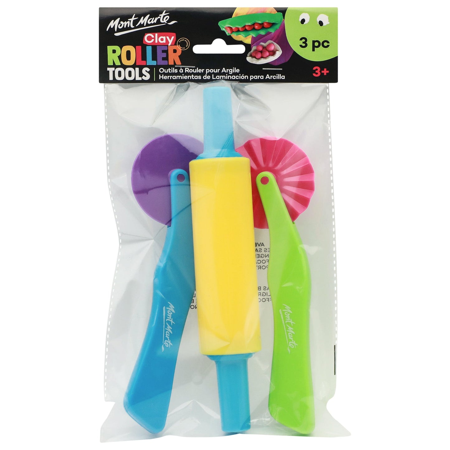 Mont Marte Clay Roller Tools 3pc