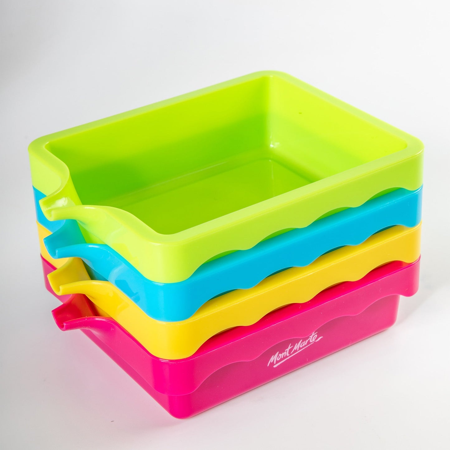 Mont Marte Paint Pouring Trays 4pc