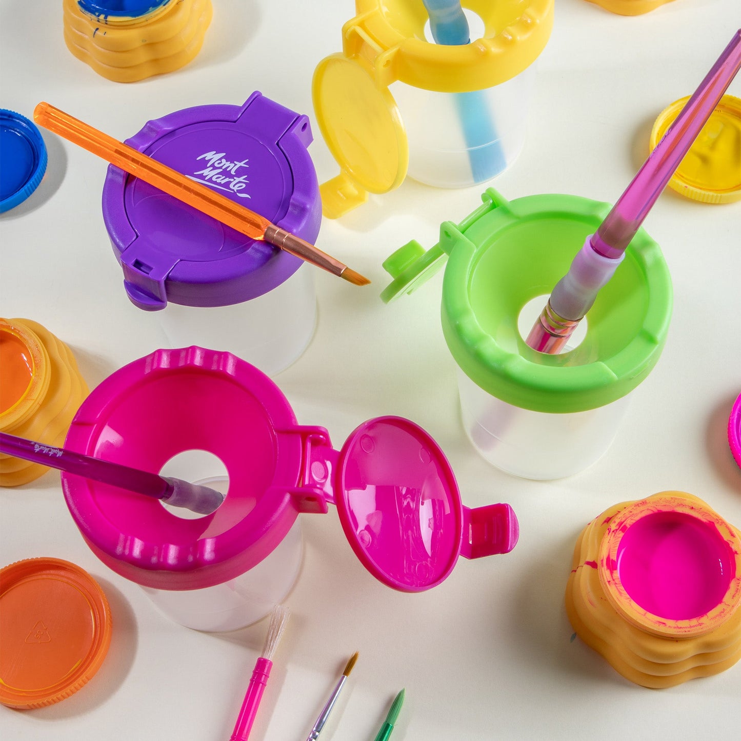 Mont Marte Paint Cups Pk4