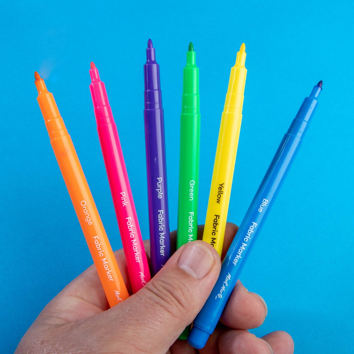 Mont Marte Discovery Fabric Markers 6pc