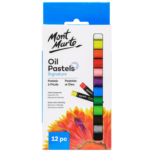 Mont Marte Oil Pastels 12pc
