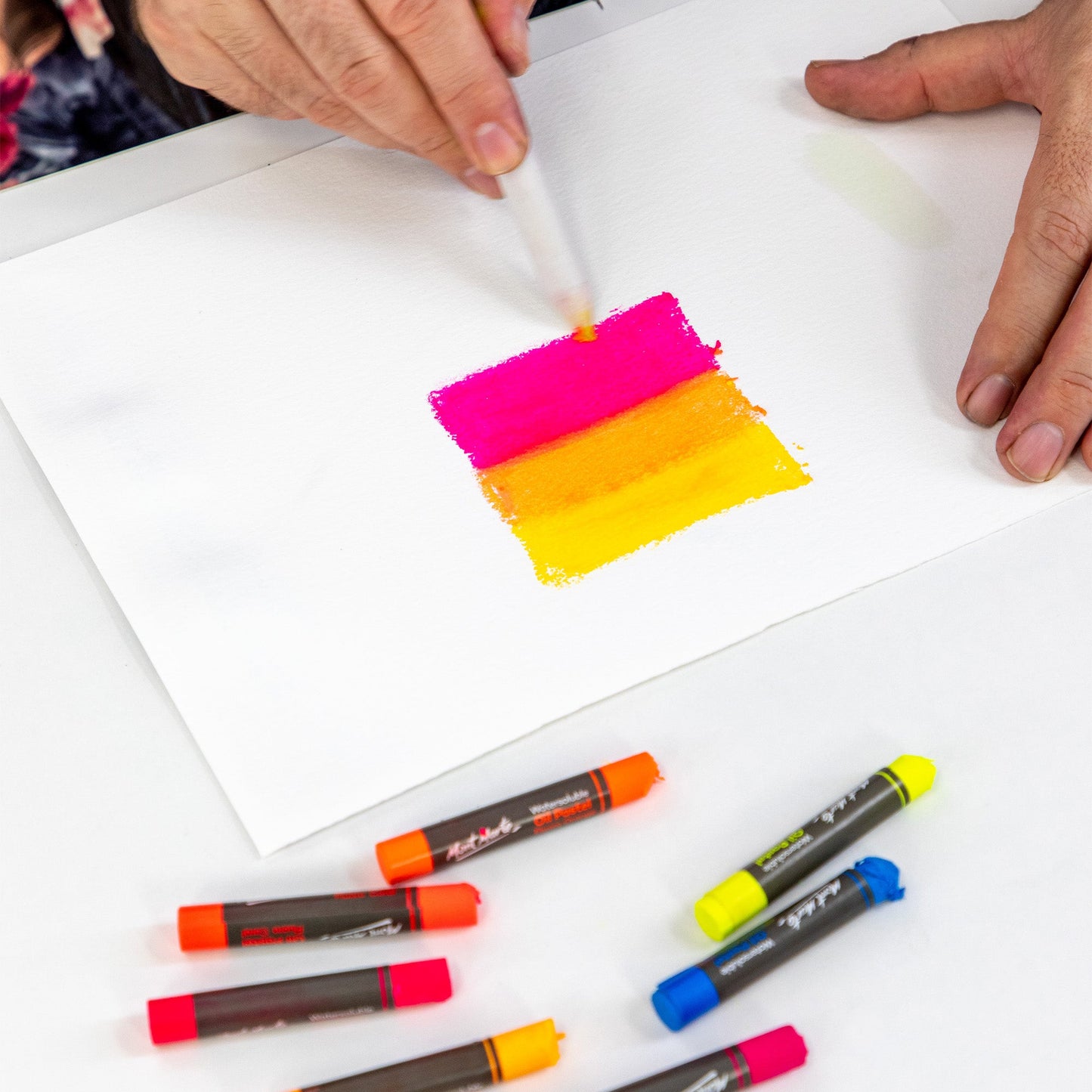 Mont Marte Fluoro Oil Pastels 12pc