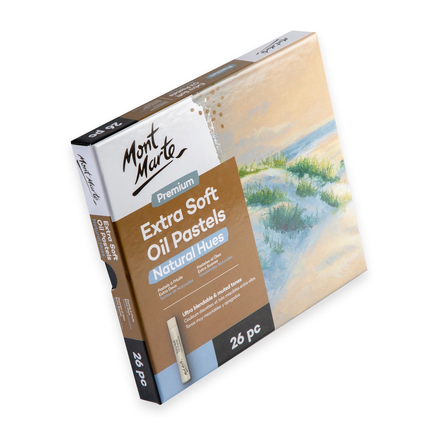 Mont Marte Premium Extra Soft Oil Pastels Natural Hue 26pc