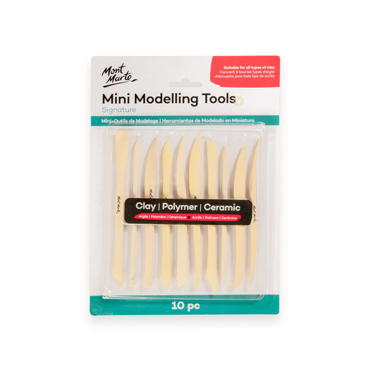 Mont Marte Sculpting - Mini Boxwood Modelling Tools 10pc