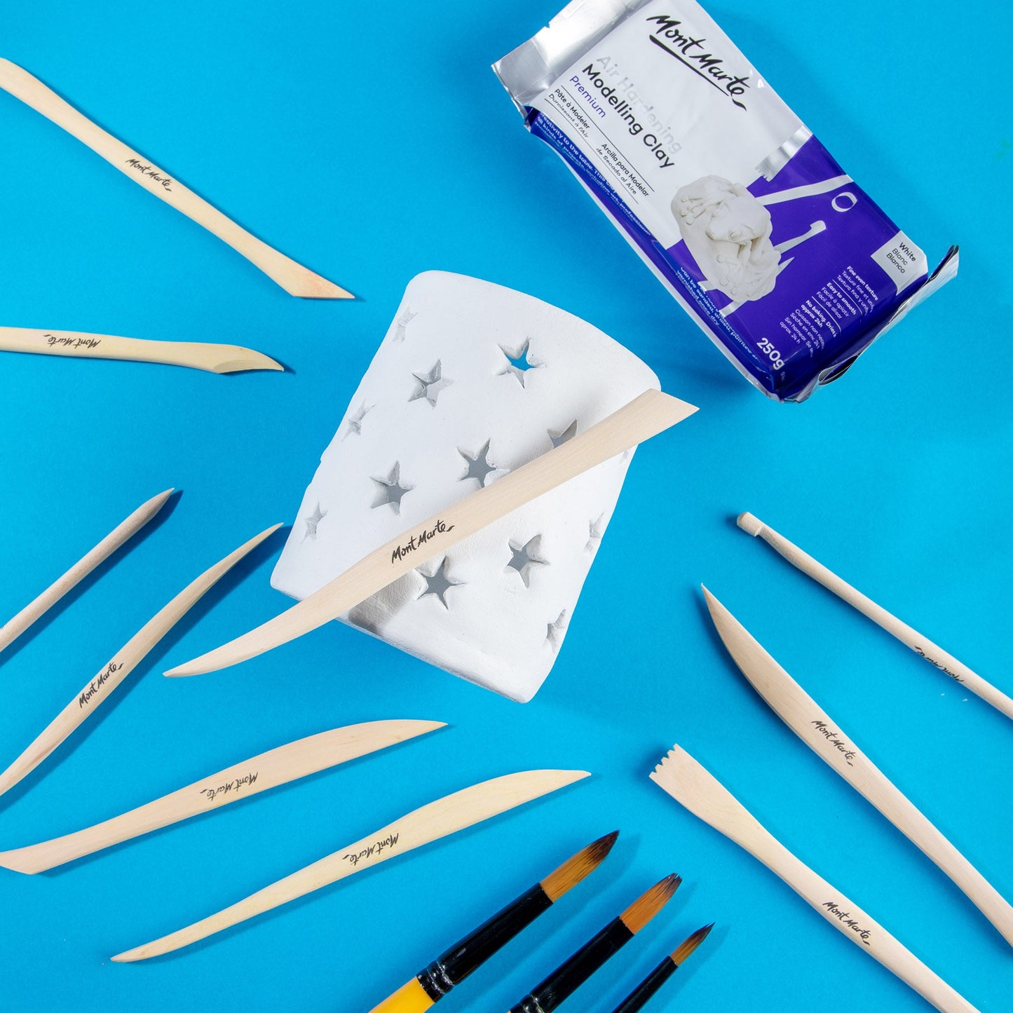 Mont Marte Sculpting - Mini Boxwood Modelling Tools 10pc