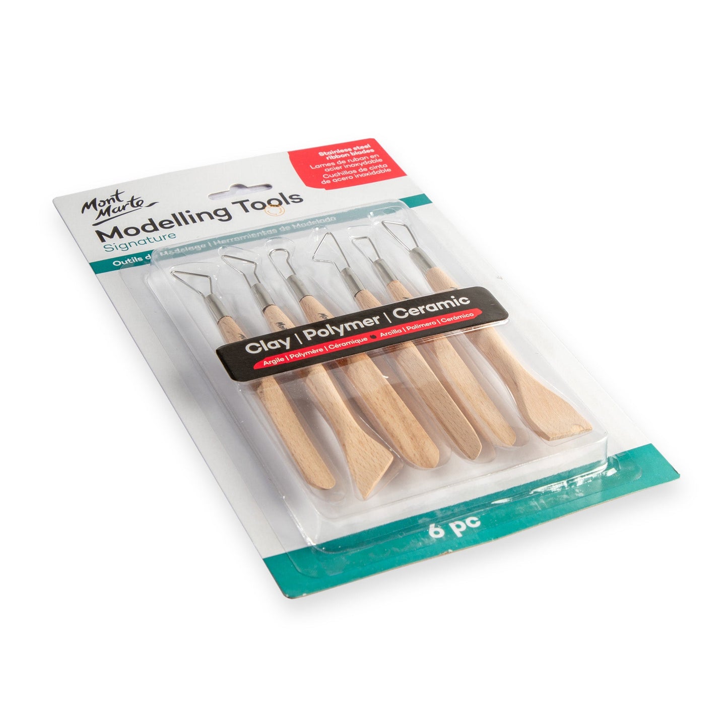 Mont Marte Sculpting - Single End Tools 6pc