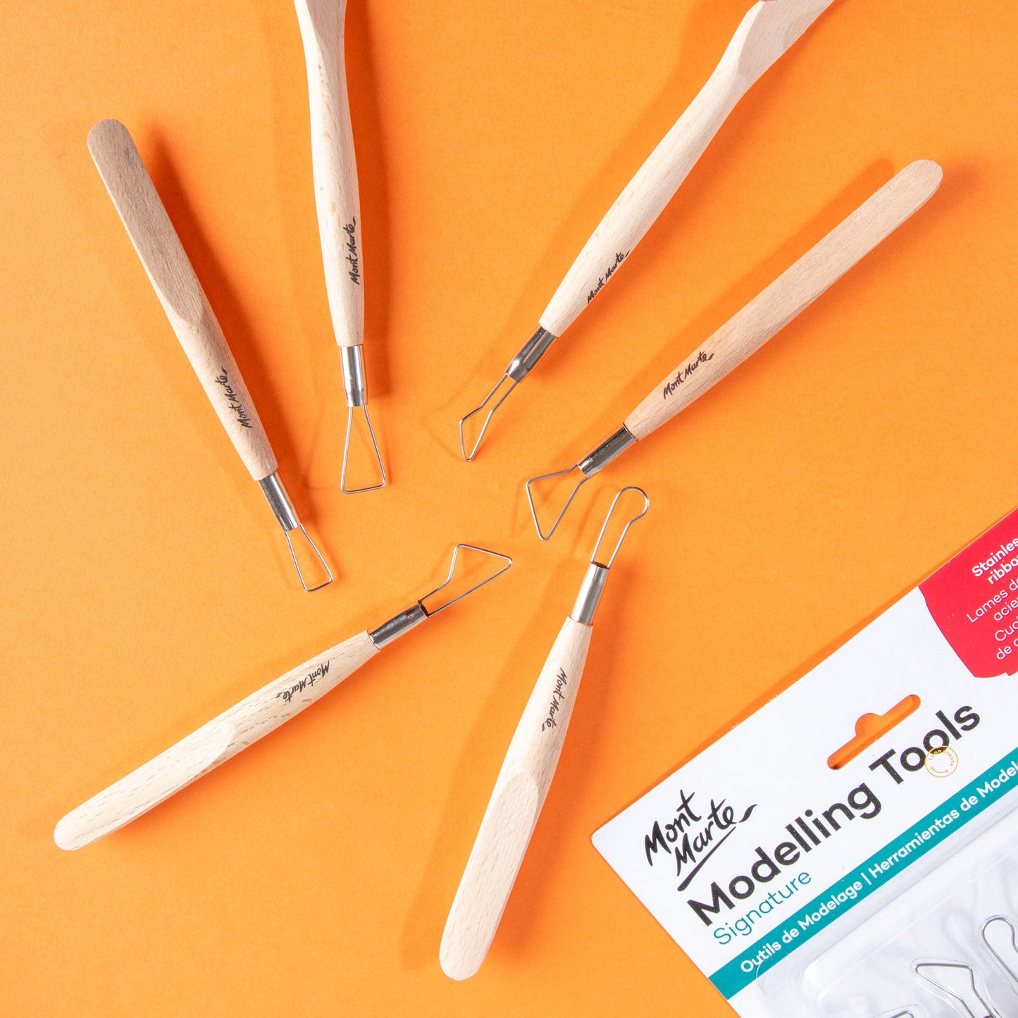 Mont Marte Sculpting - Single End Tools 6pc