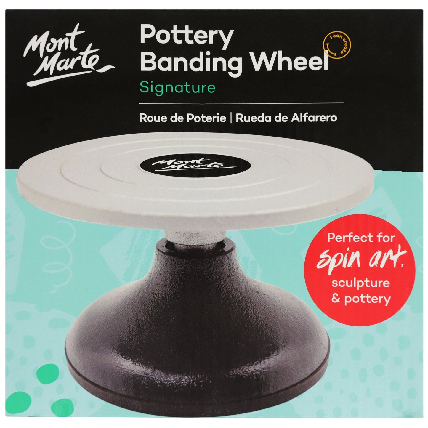 Mont Marte Sculpting - Pottery Banding Wheel 18cm