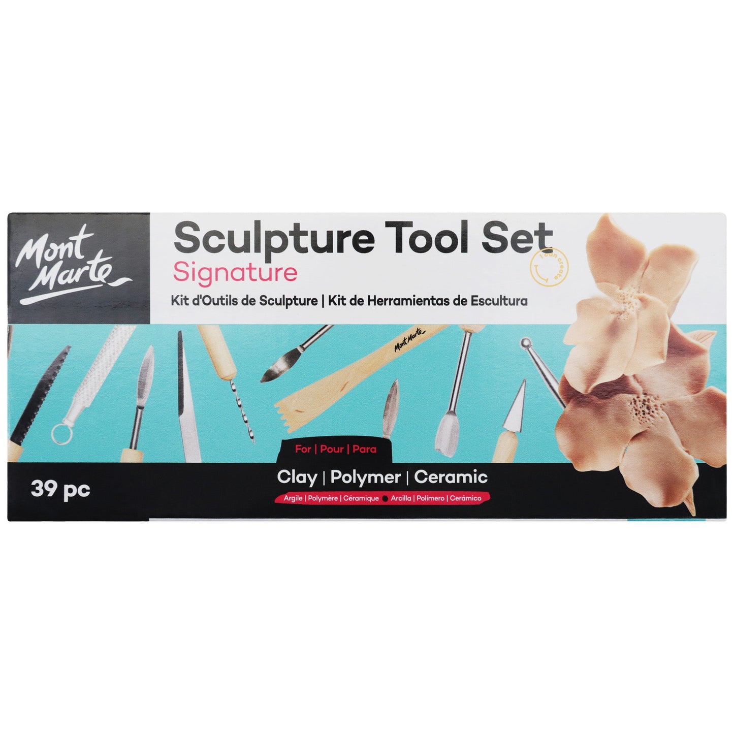 Mont Marte Sculpture Tool Set 39pce