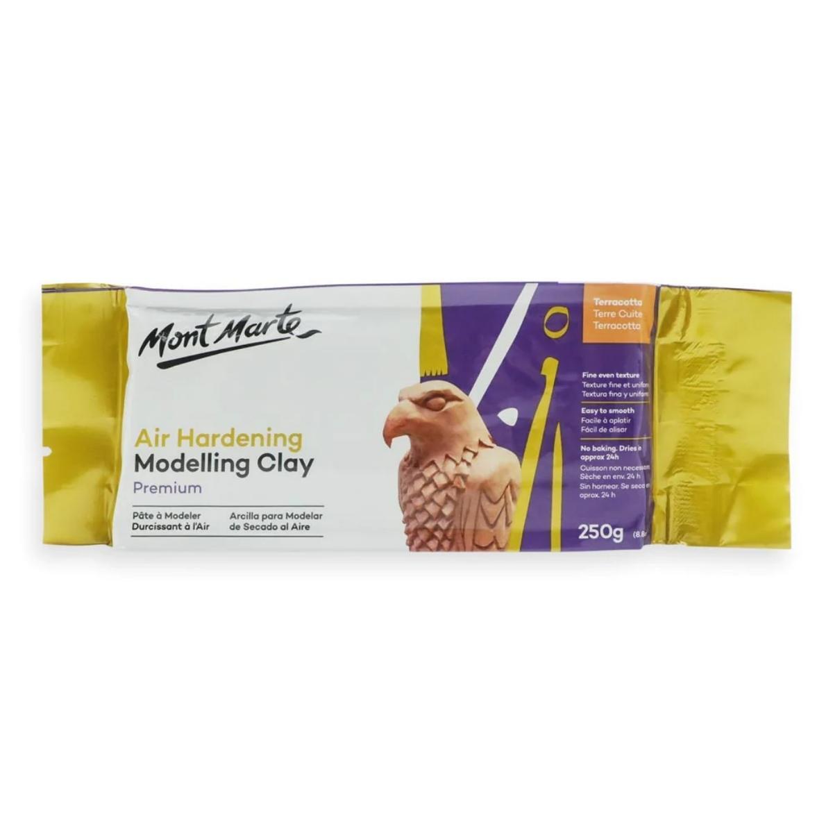 Mont Marte Air Hardening Modelling Clay - Terracotta 250g