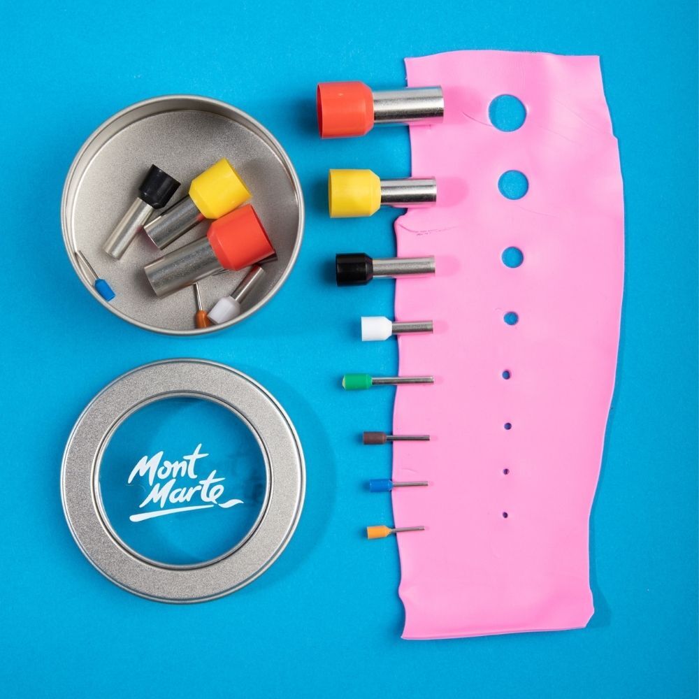 Mont Marte Polymer Clay Hole Punch Set 16pc