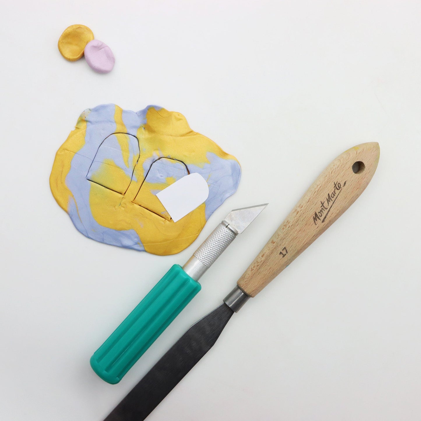 Mont Marte Make n Bake Polymer Clay 10pc - Metallic