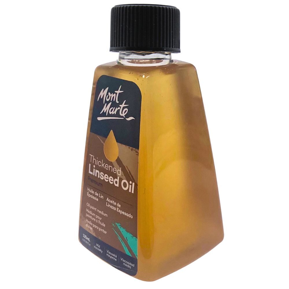 Mont Marte Oil Medium - Thickened Linseed Oil 125ml