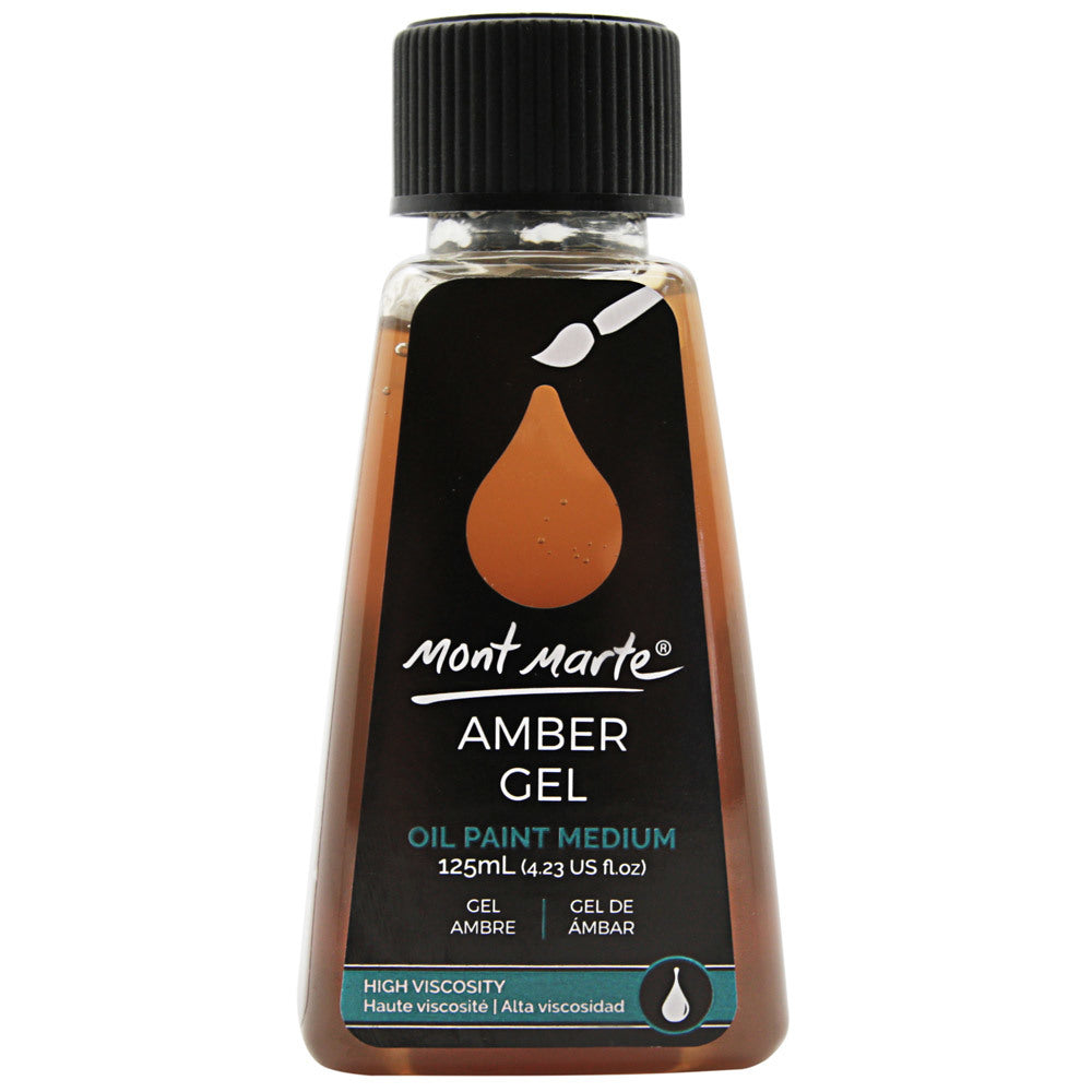 Mont Marte Oil Medium - Amber Gel 125ml
