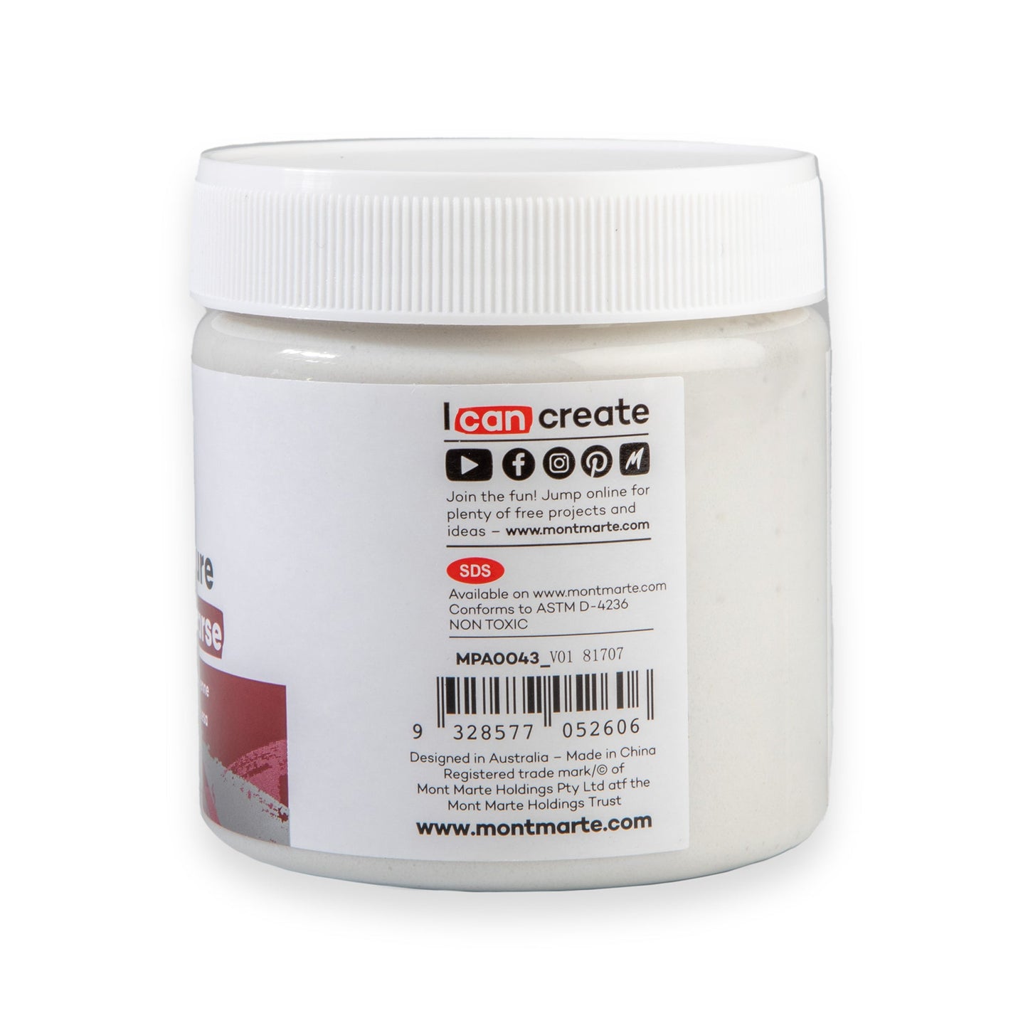 Mont Marte Premium Sand Texture Medium - Coarse 250ml