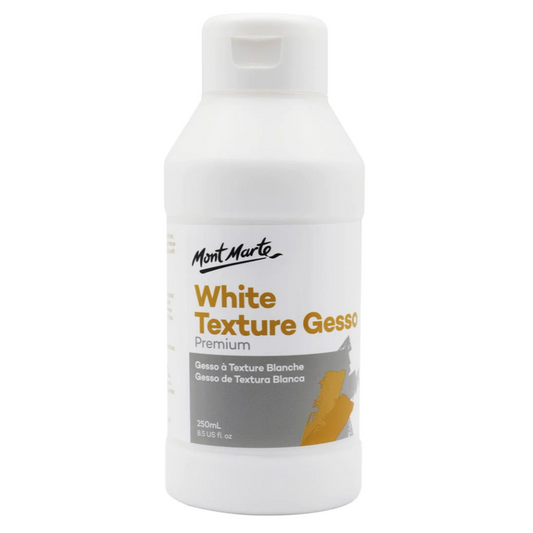 Mont Marte Gesso Primer - White Texture Gesso 250ml