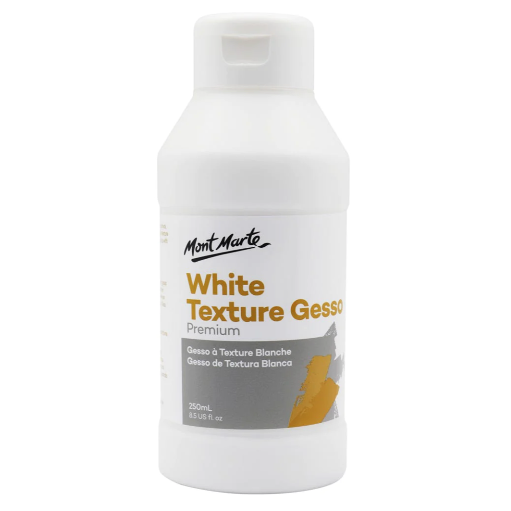 Mont Marte Gesso Primer - White Texture Gesso 250ml