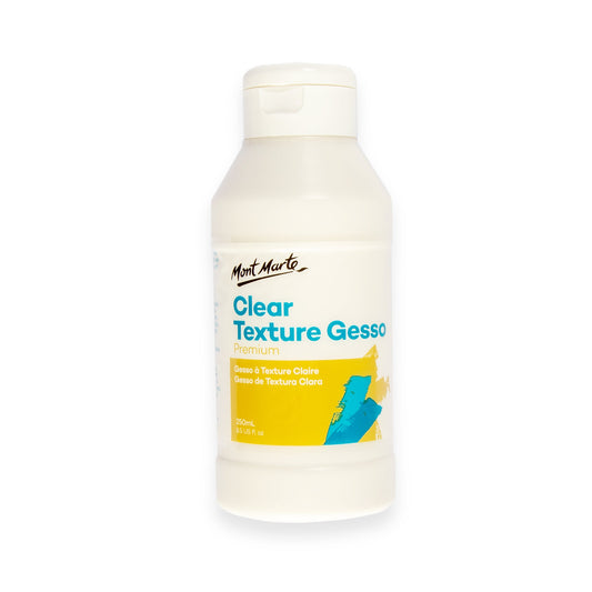 Mont Marte Gesso Primer - Clear Texture Gesso 250ml