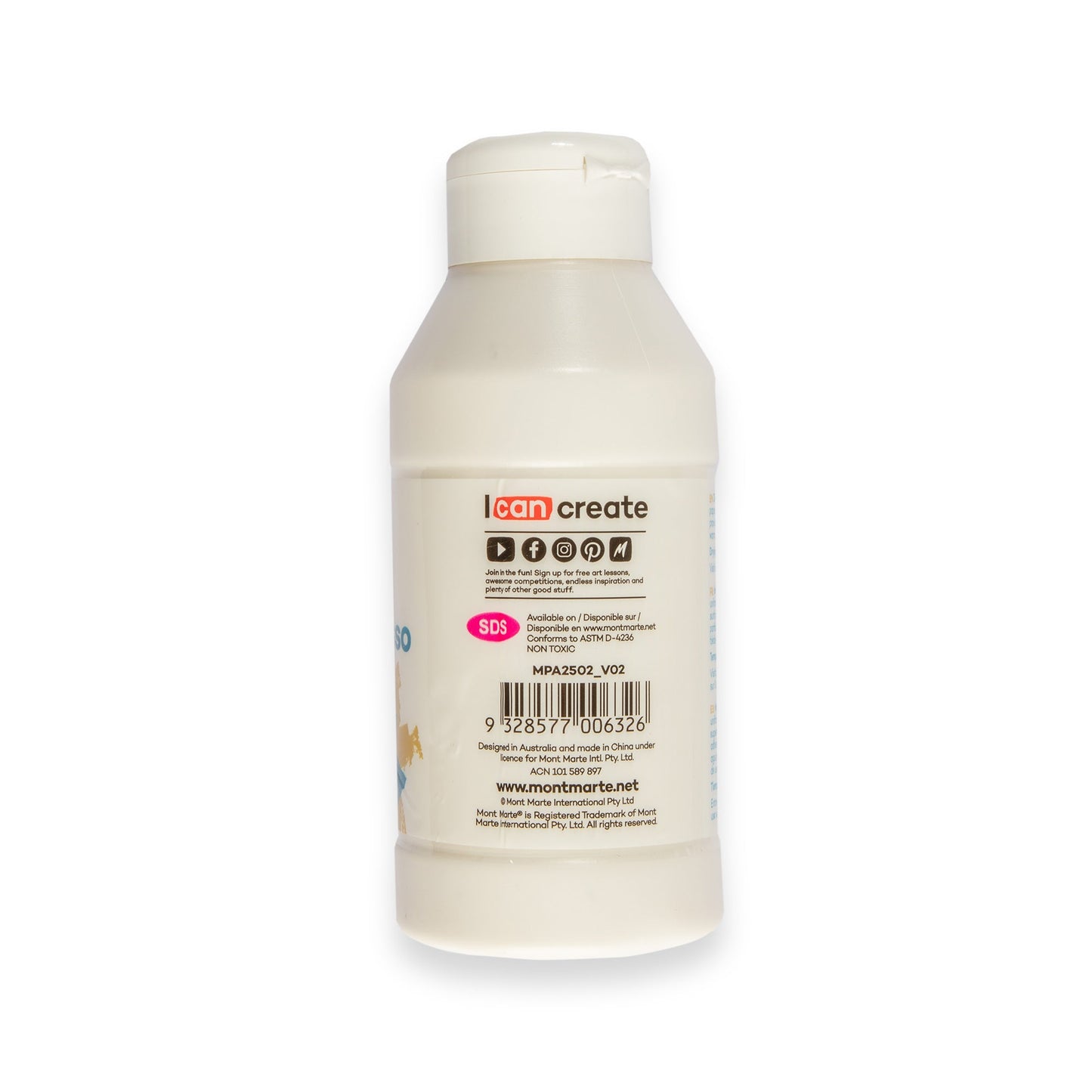 Mont Marte Gesso Primer - Clear Texture Gesso 250ml