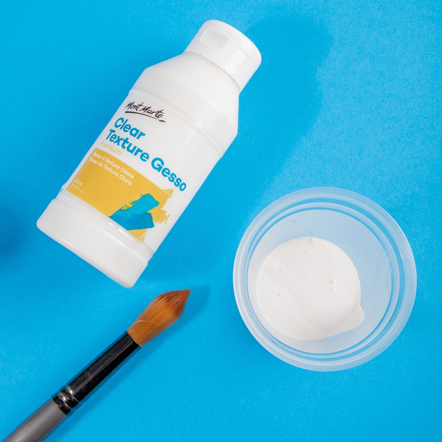 Mont Marte Gesso Primer - Clear Texture Gesso 250ml