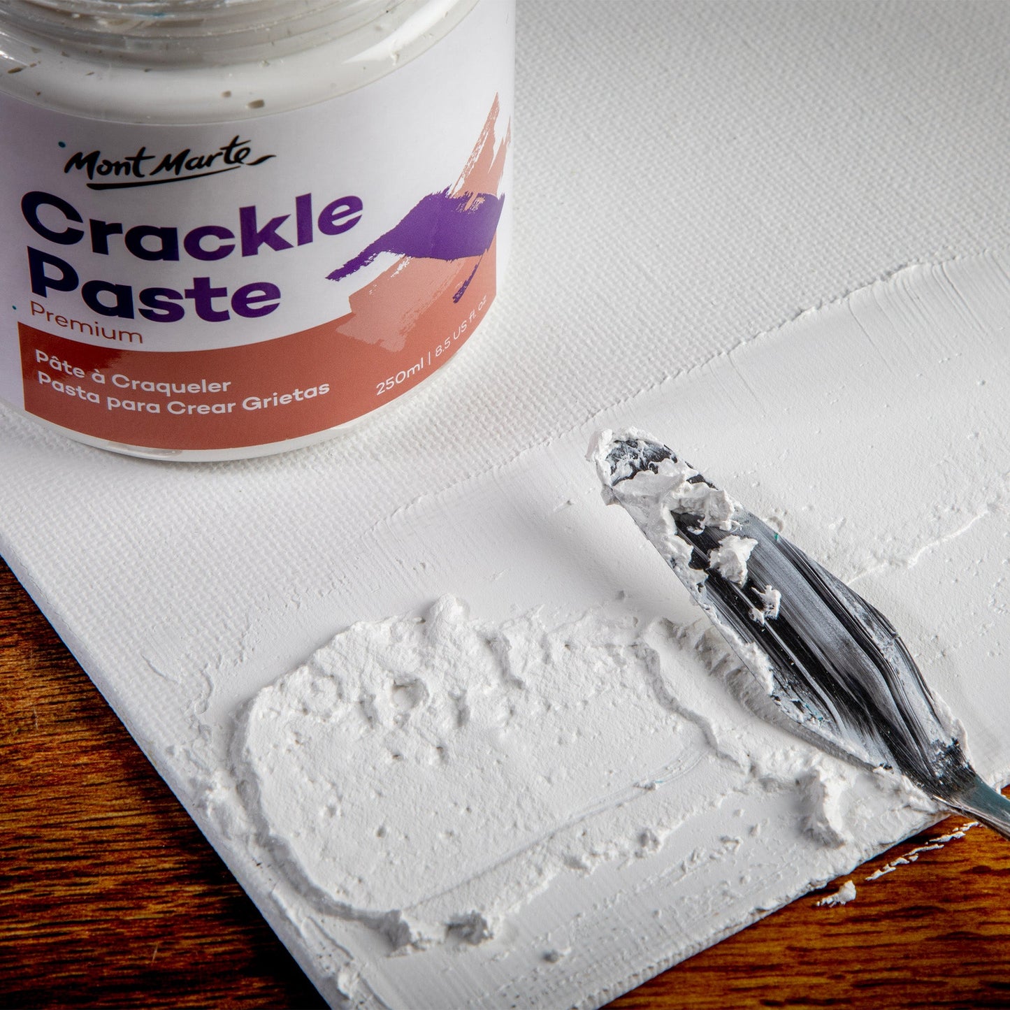 Mont Marte Acrylic Medium - Crackle Paste 250ml