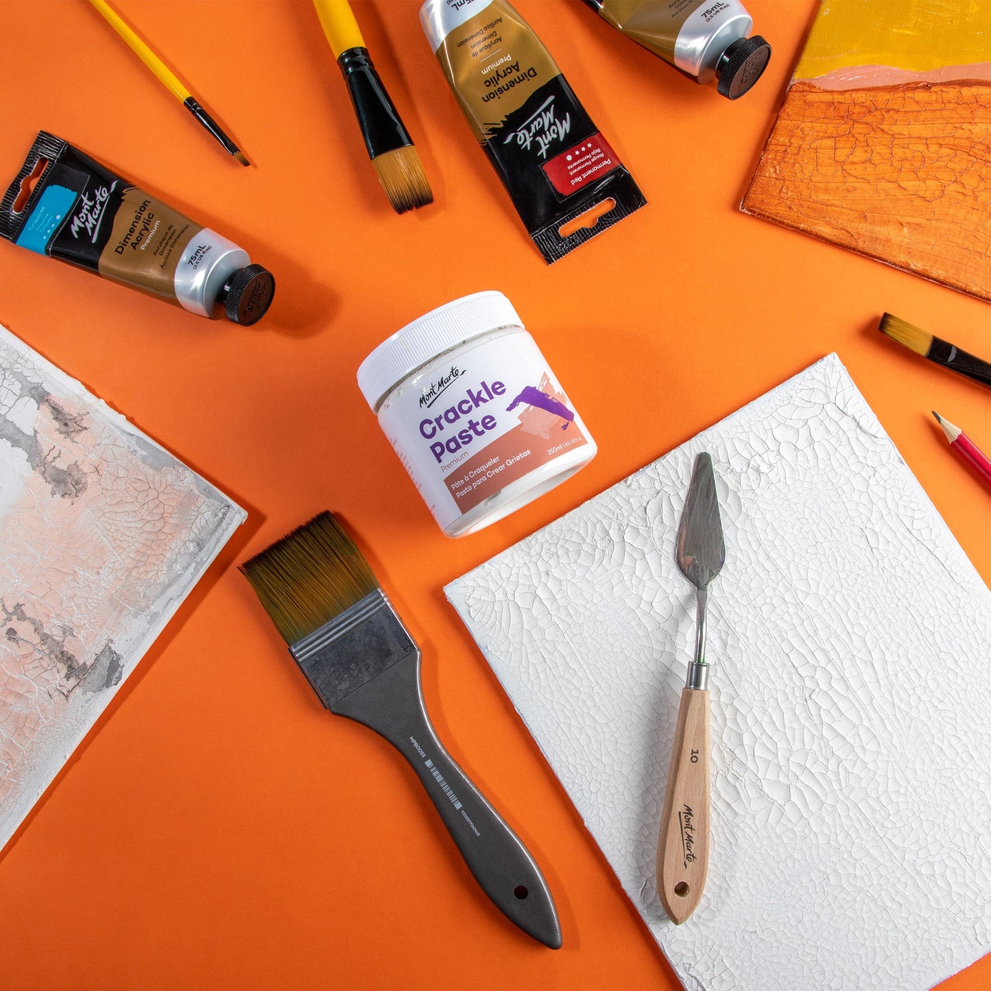 Mont Marte Acrylic Medium - Crackle Paste 250ml