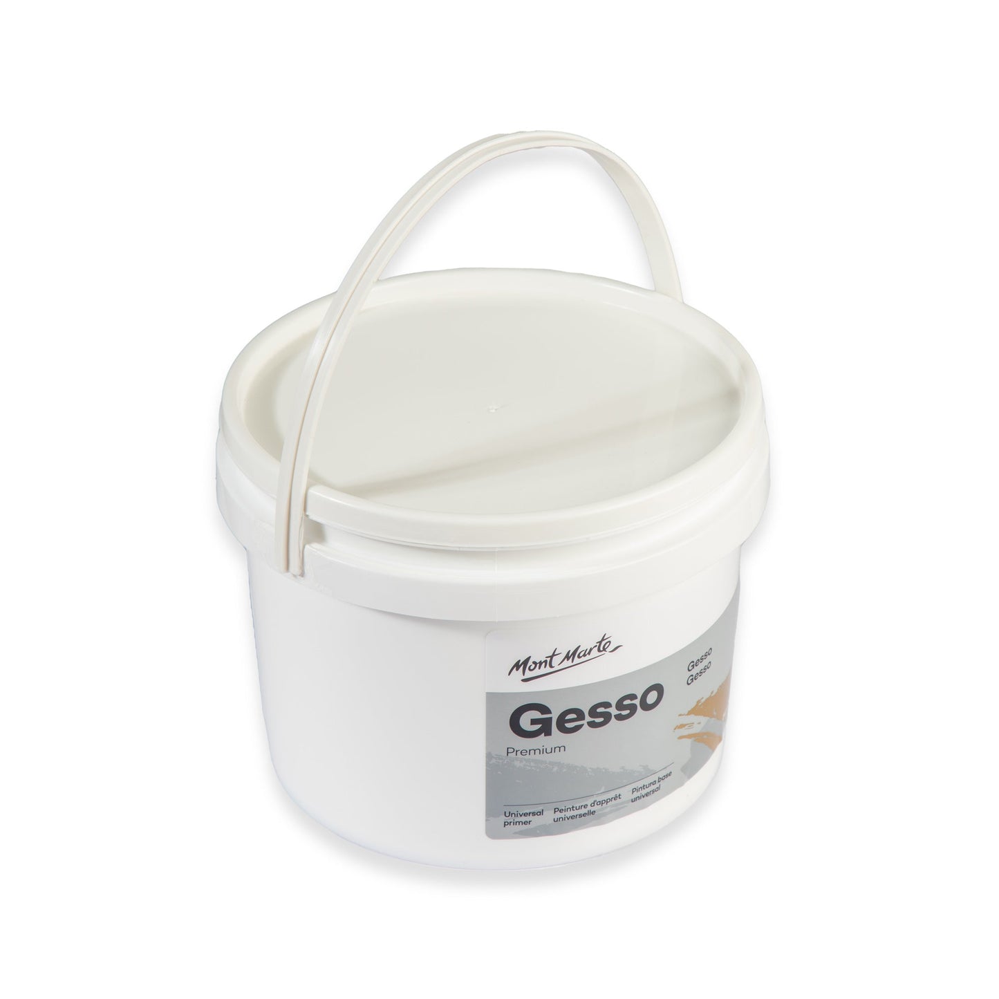 Mont Marte Gesso Primer - White 1.89L Tub