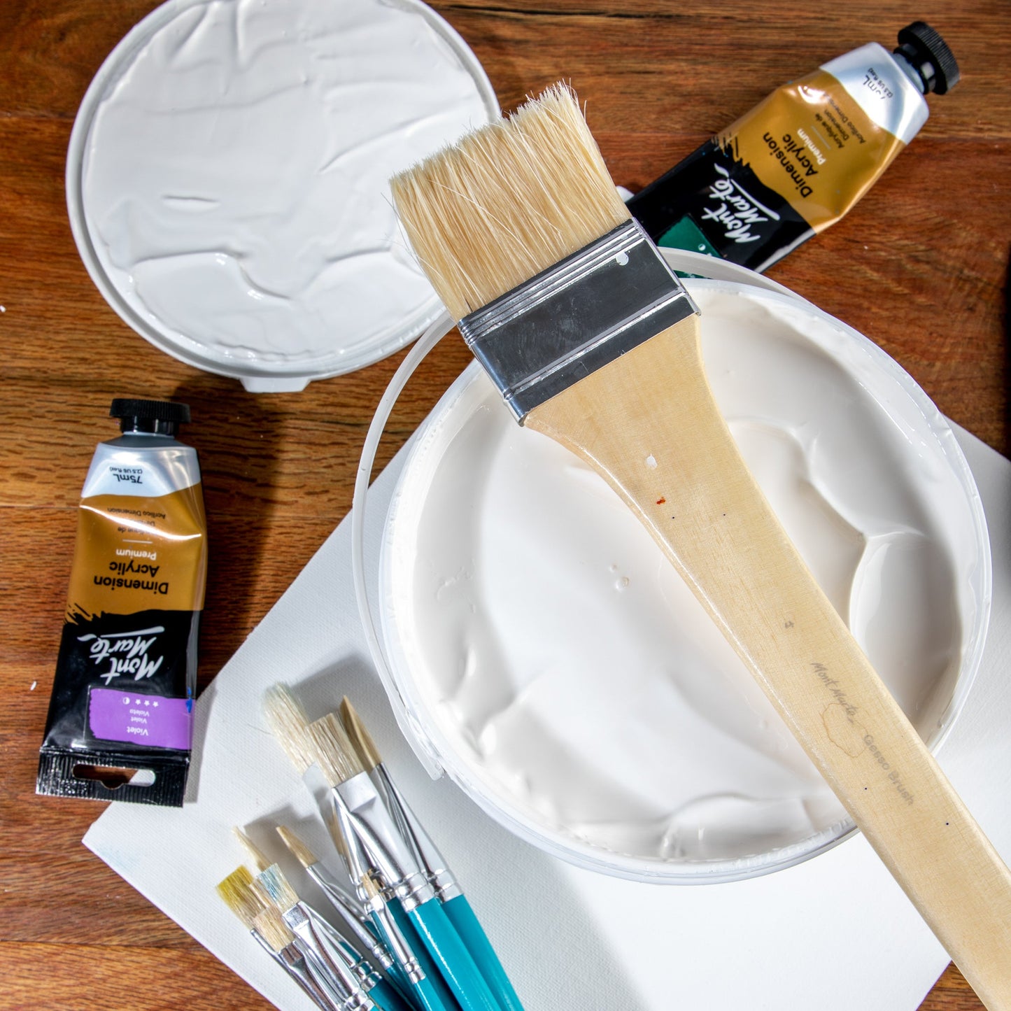 Mont Marte Gesso Primer - White 1.89L Tub