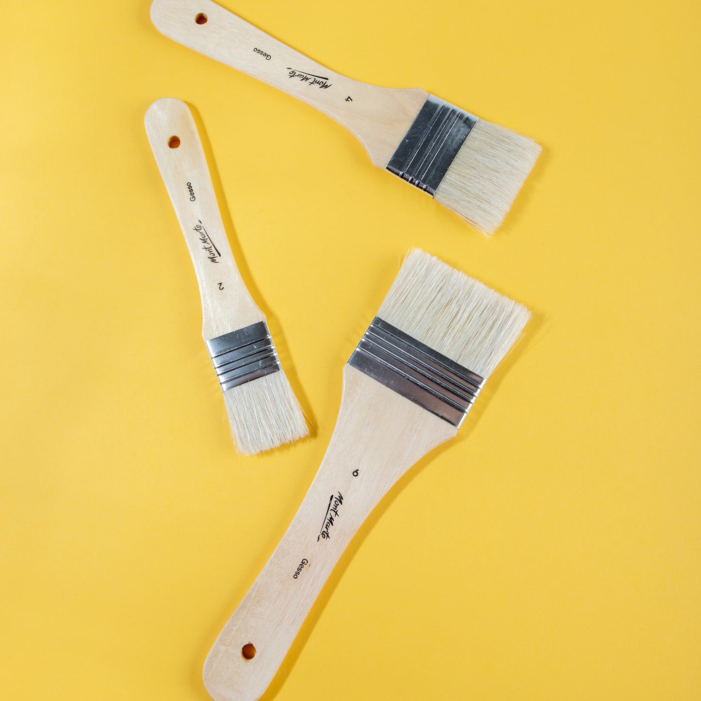 Mont Marte Paint Brush Set - Gesso Brush 3pc