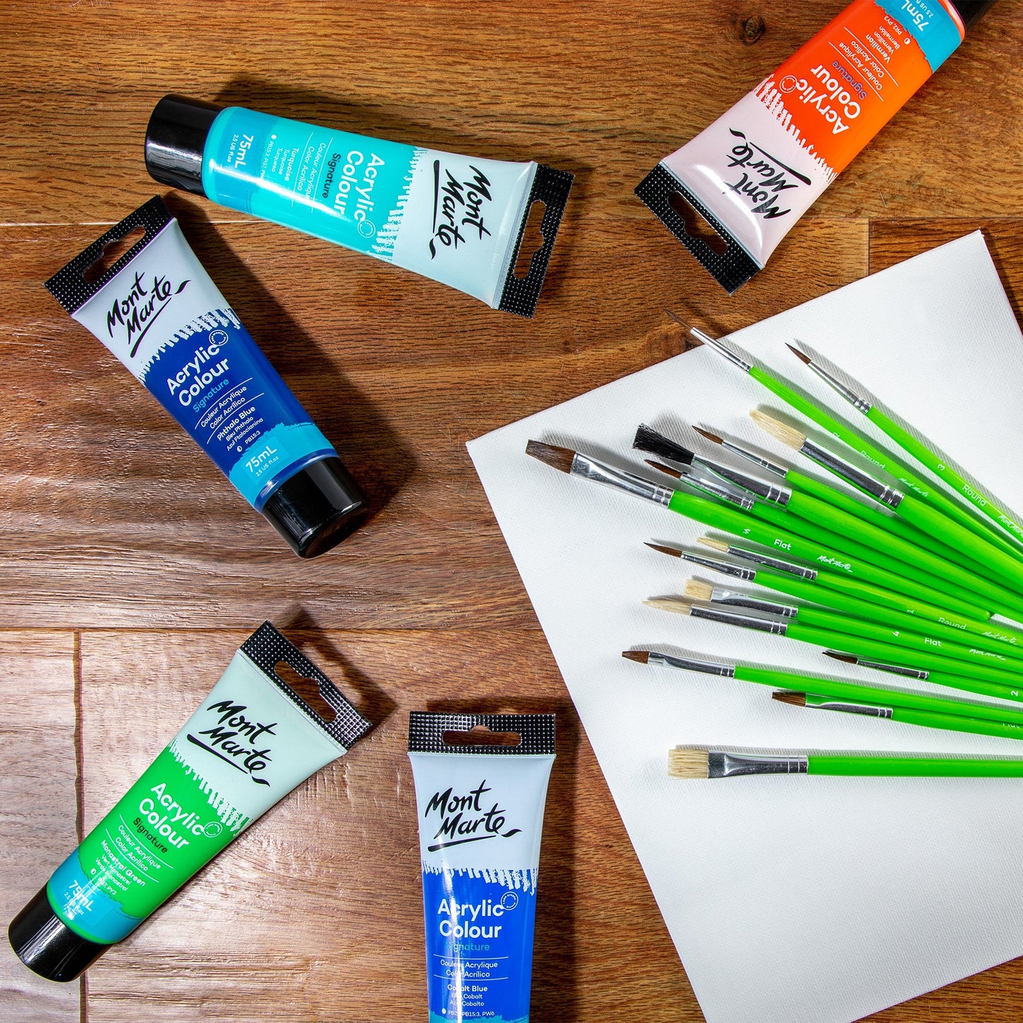 Mont Marte Discovery Essentials Paint Brush Set - 15pc