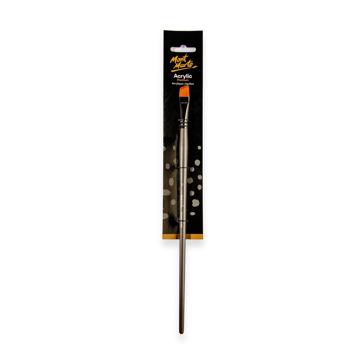 Mont Marte Artist Brush Acrylic Taklon Angle 12