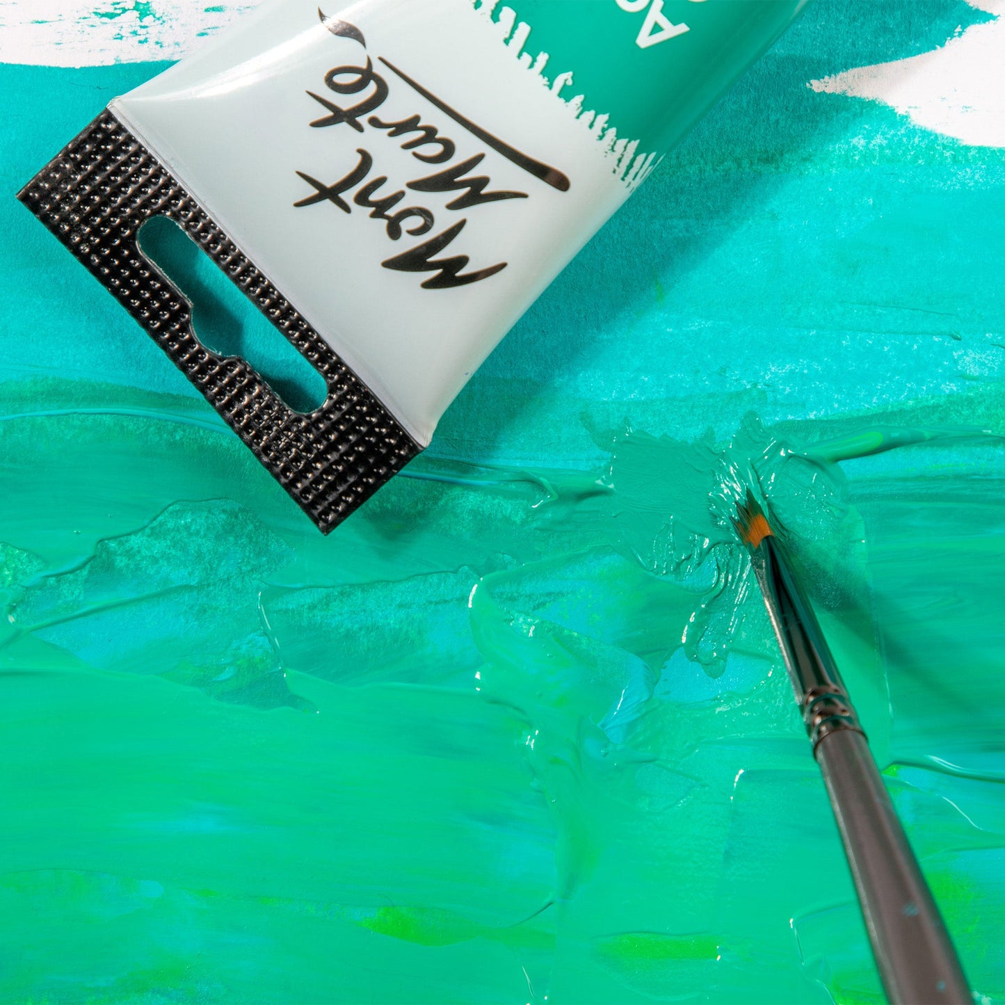 Mont Marte Artist Brush Acrylic Taklon Wedge 1/8