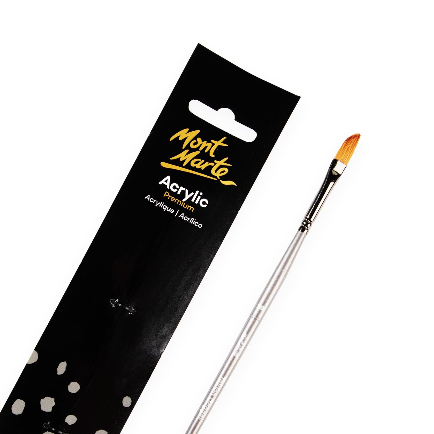 Mont Marte Artist Brush Acrylic Taklon Dagger 1/8