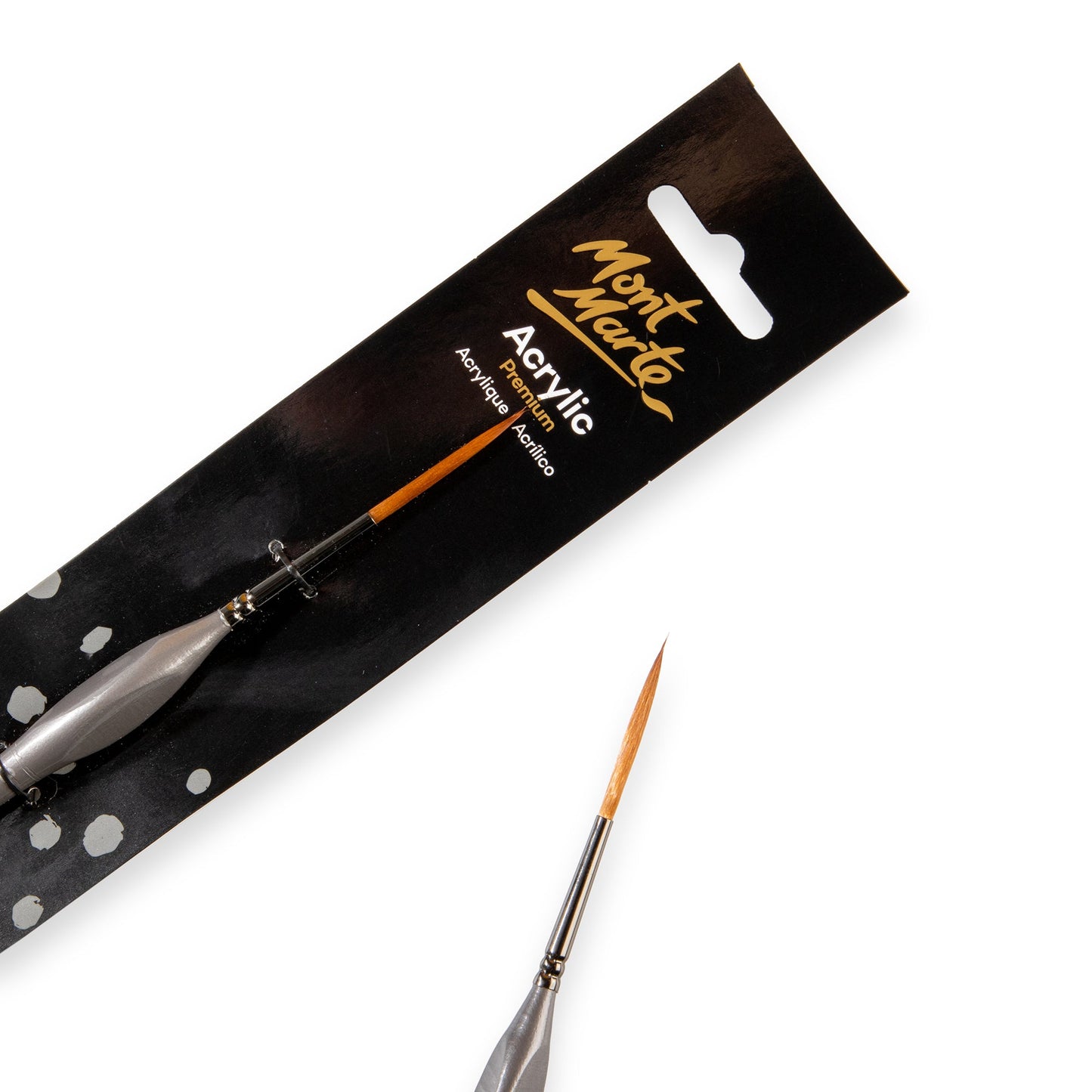 Mont Marte Artist Brush Acrylic Taklon Rigger 3