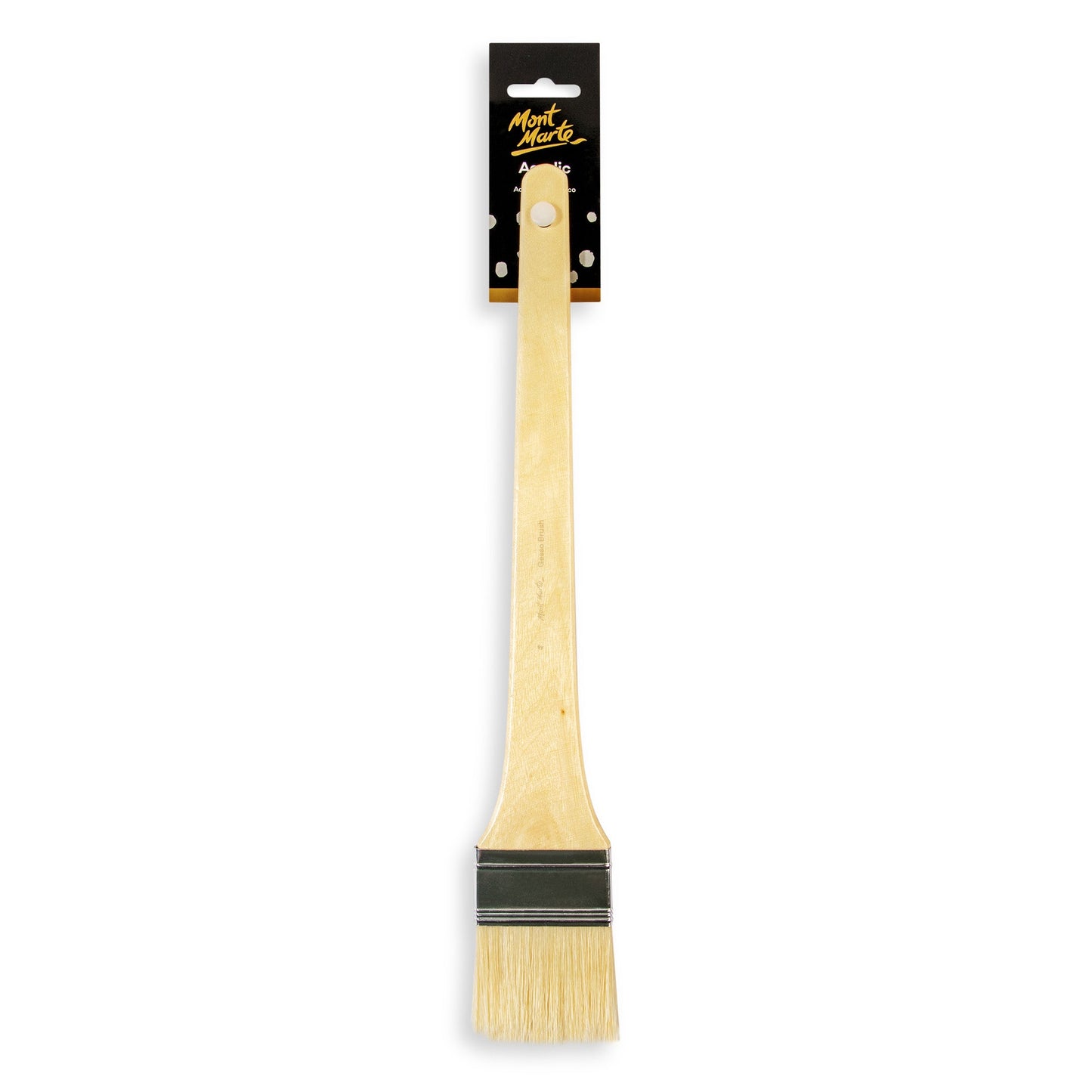 Mont Marte Artist Brush Long Handle Gesso Brush Size 4