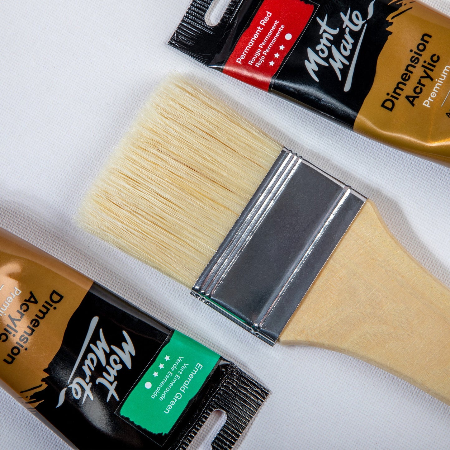 Mont Marte Artist Brush Long Handle Gesso Brush Size 4