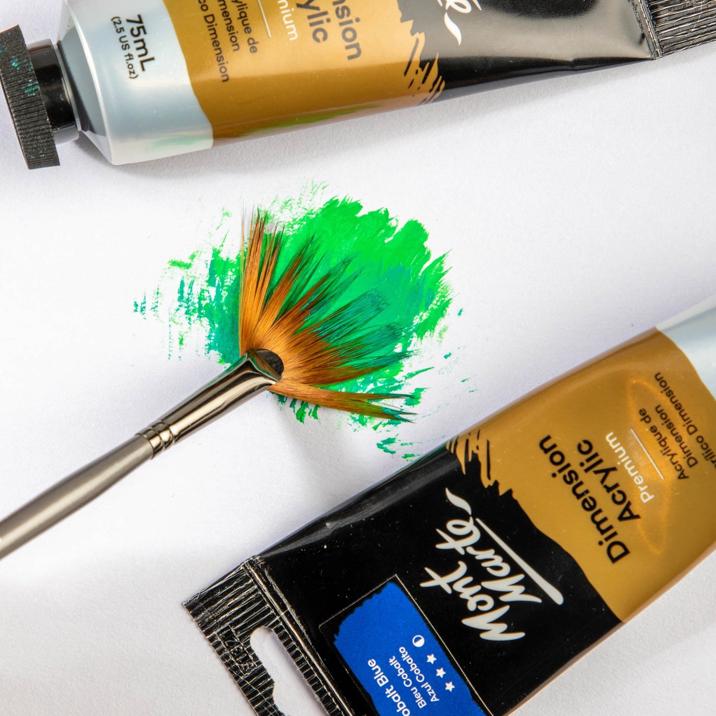 Mont Marte Artist Brush Acrylic Taklon Fan 10