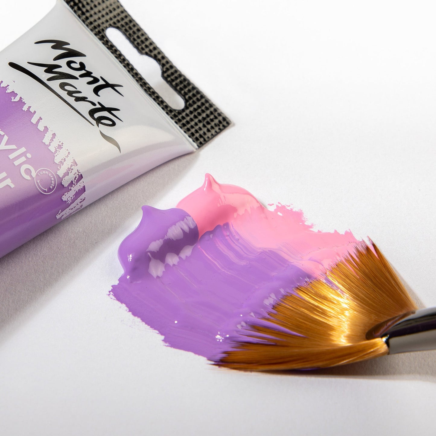 Mont Marte Artist Brush Acrylic Taklon Fan 14