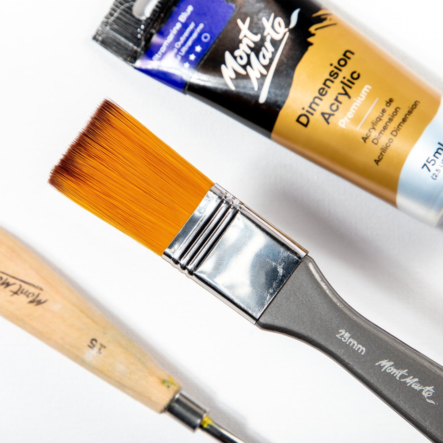 Mont Marte Artist Brush Taklon Flat Wide 25mm