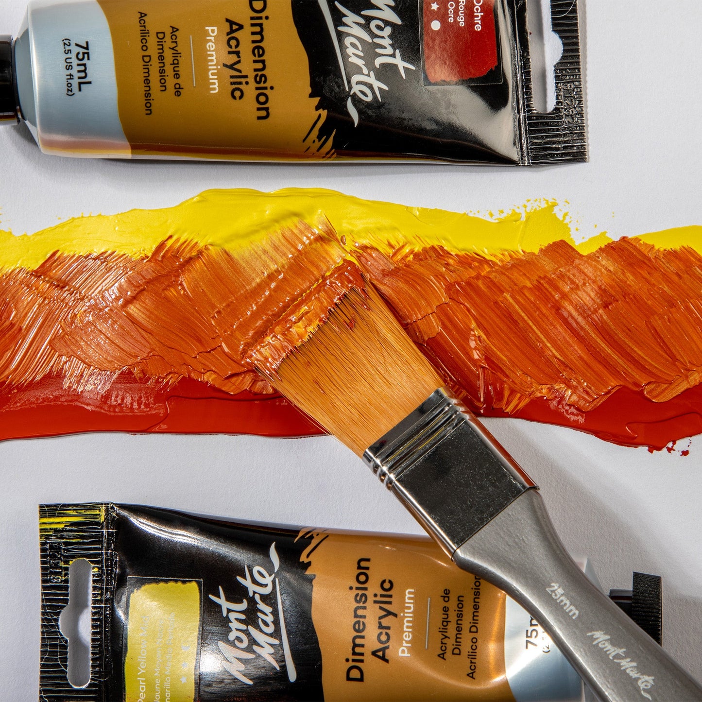 Mont Marte Artist Brush Taklon Flat Wide 25mm