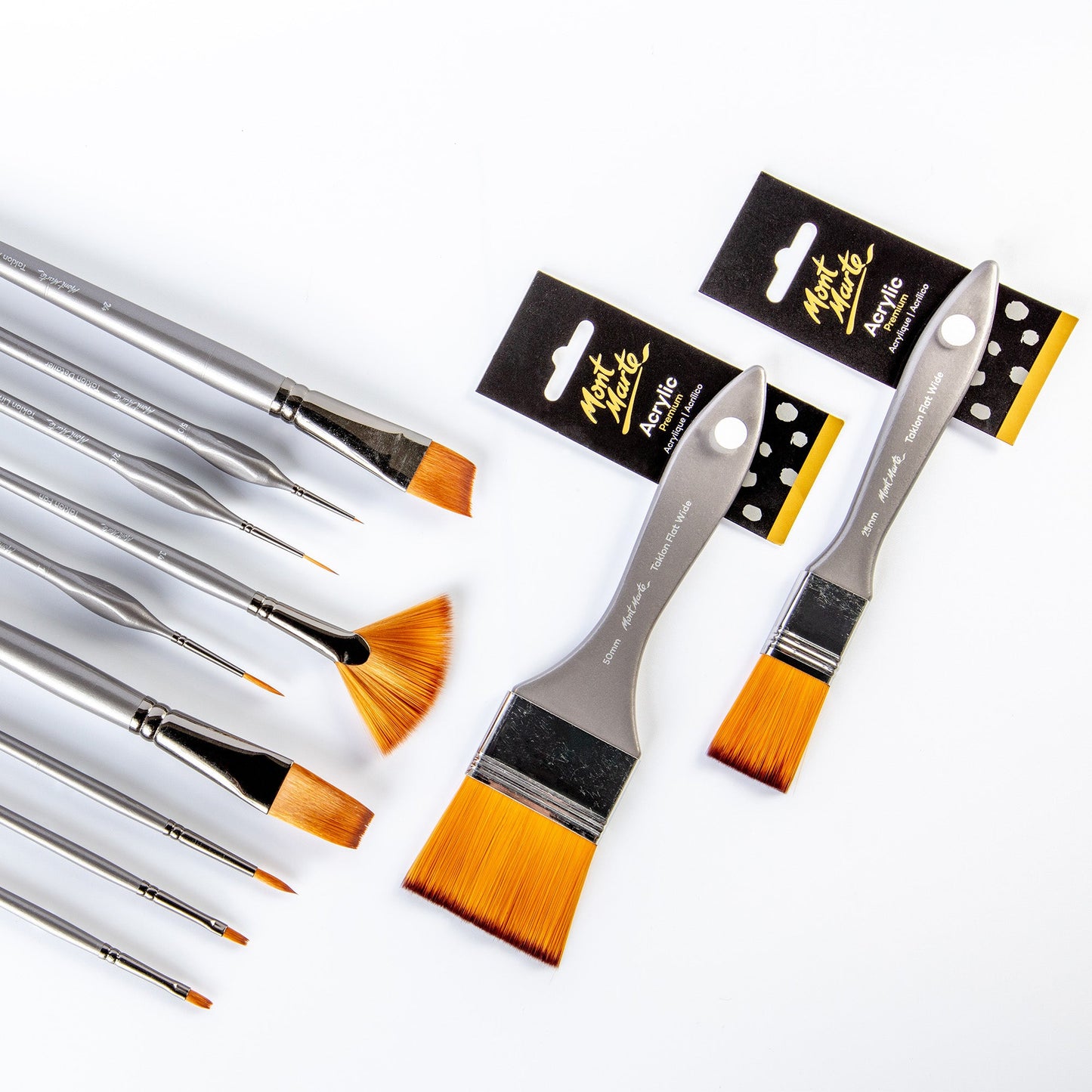 Mont Marte Artist Brush Taklon Flat Wide 50mm