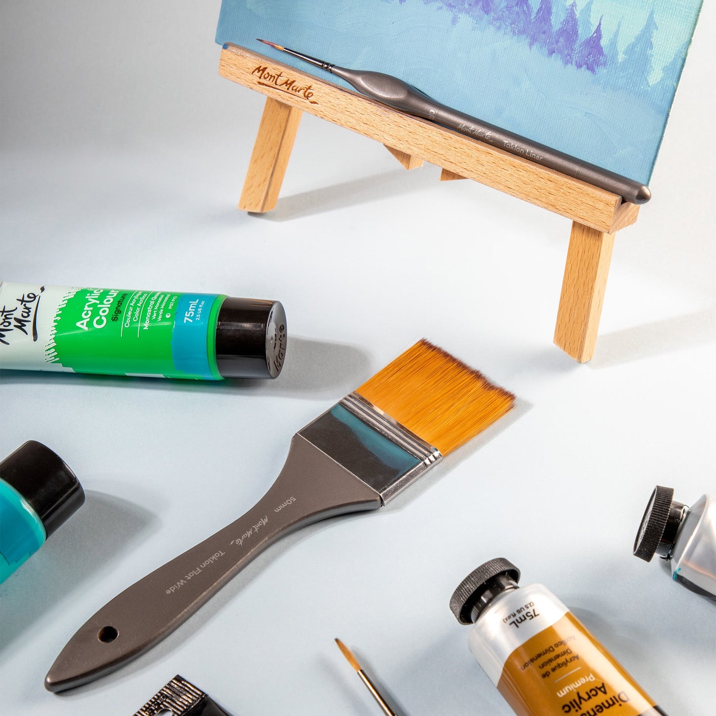 Mont Marte Artist Brush Taklon Flat Wide 50mm