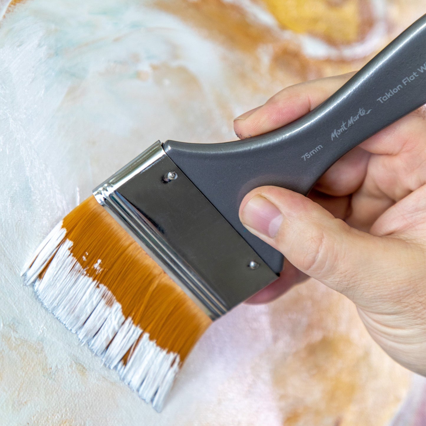 Mont Marte Artist Brush Taklon Flat Wide 75mm