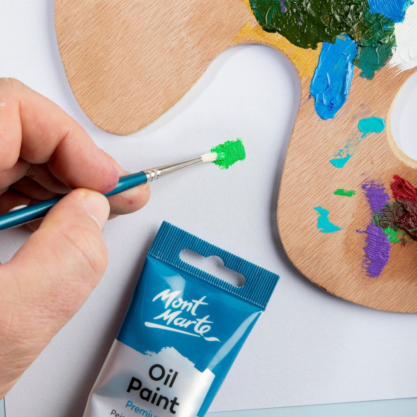Mont Marte Artist Brush Oil Chungking Round 0