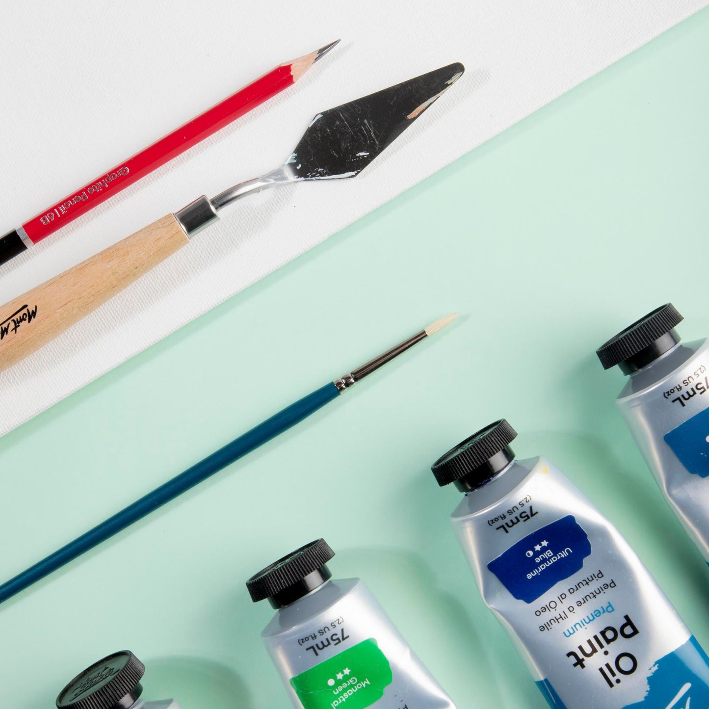 Mont Marte Artist Brush Oil Chungking Round 0